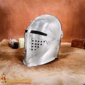 “Guiron the Courteous” 14th Century Knightly Visored Bascinet