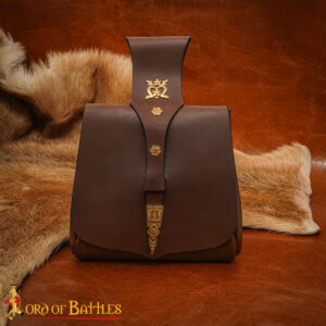 King's Courtier Genuine Leather Medieval belt Pouch