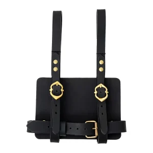 Medieval Leather Journal Holder- Belt Mounted Book Carrier