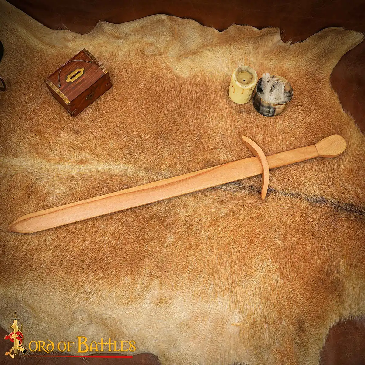 Handcrafted Wooden Sword Handcrafted Wooden Sword - Image 2