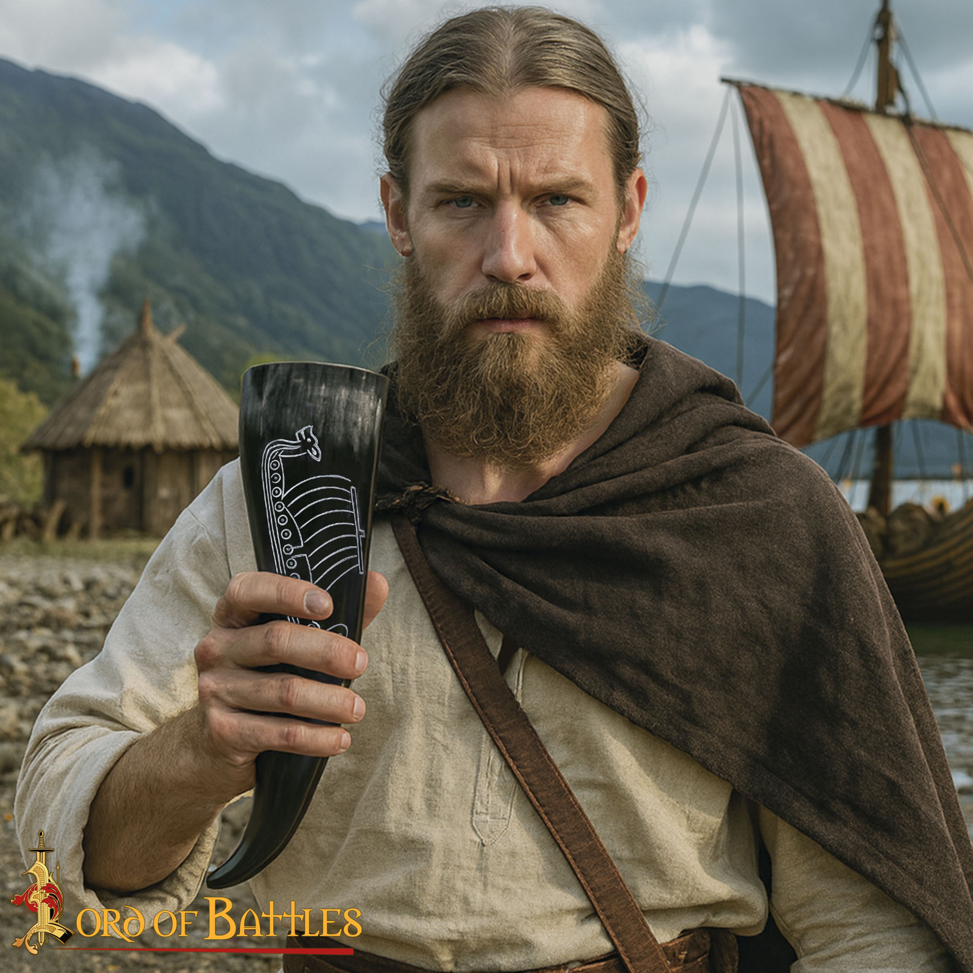 Viking Drinking Horn-26051