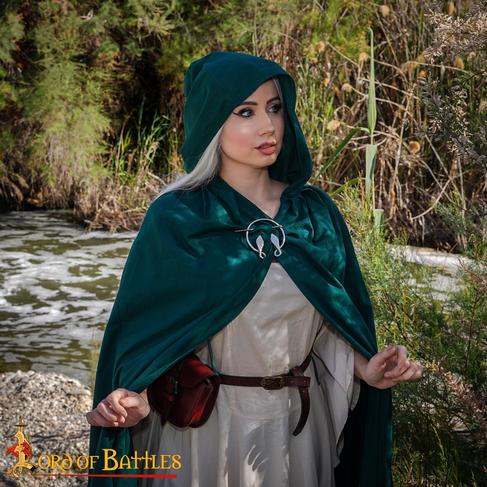 10th Century Hand-Forged Steel Penannular Brooch Viking Cloak Pin-26219SS 1