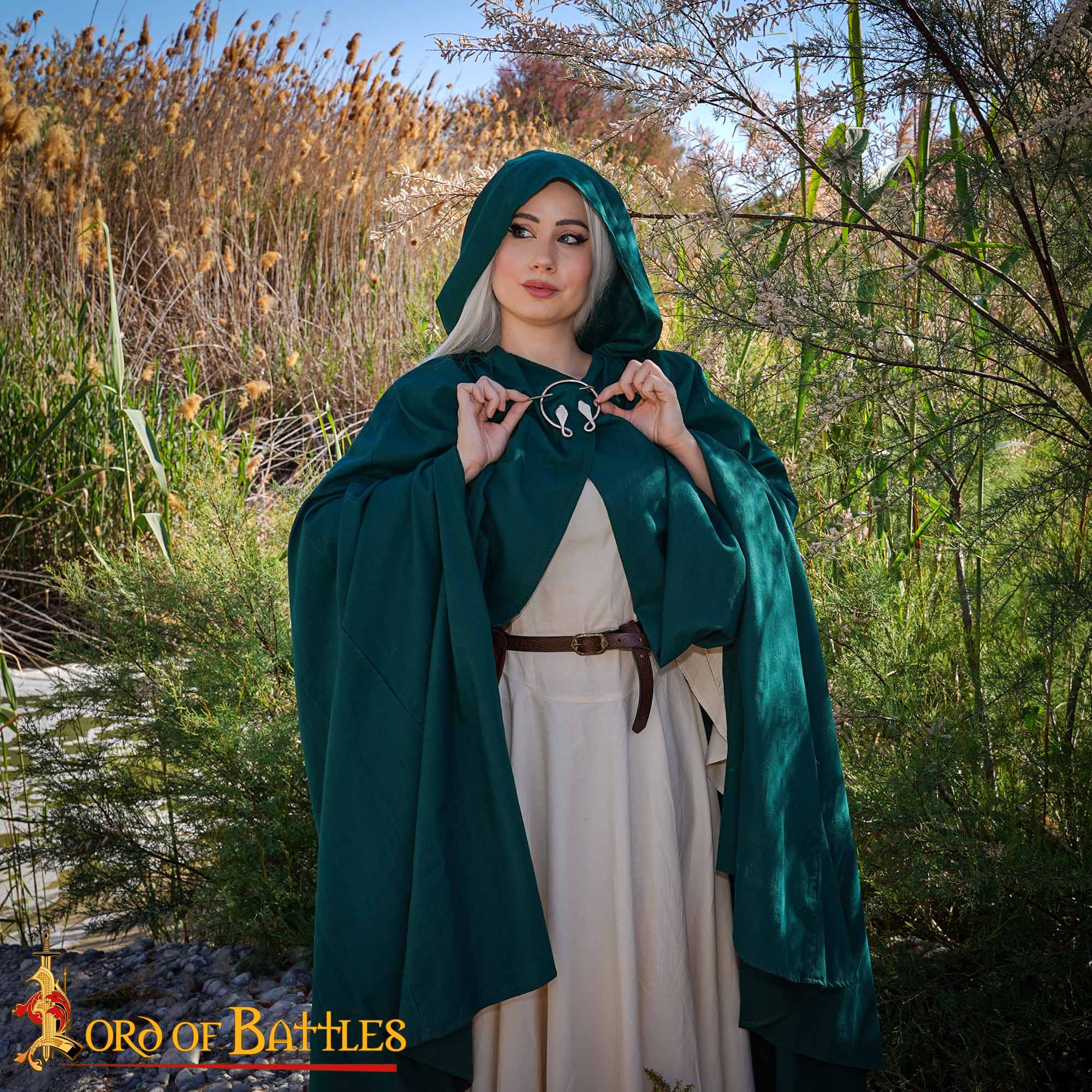 10th Century Hand-Forged Steel Penannular Brooch Viking Cloak Pin-26219SS 5