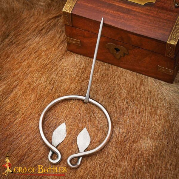 10th Century Hand Forged Steel Penannular Brooch Viking Cloak Pin 26219SS 6