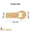 10th Century Viking Brass Buckle with Interlace Design 26046 2