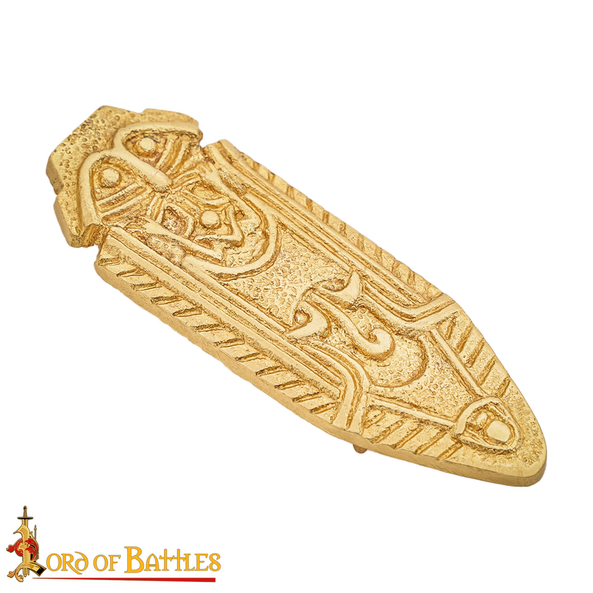 9th Century Viking Brass Belt End-26049 3
