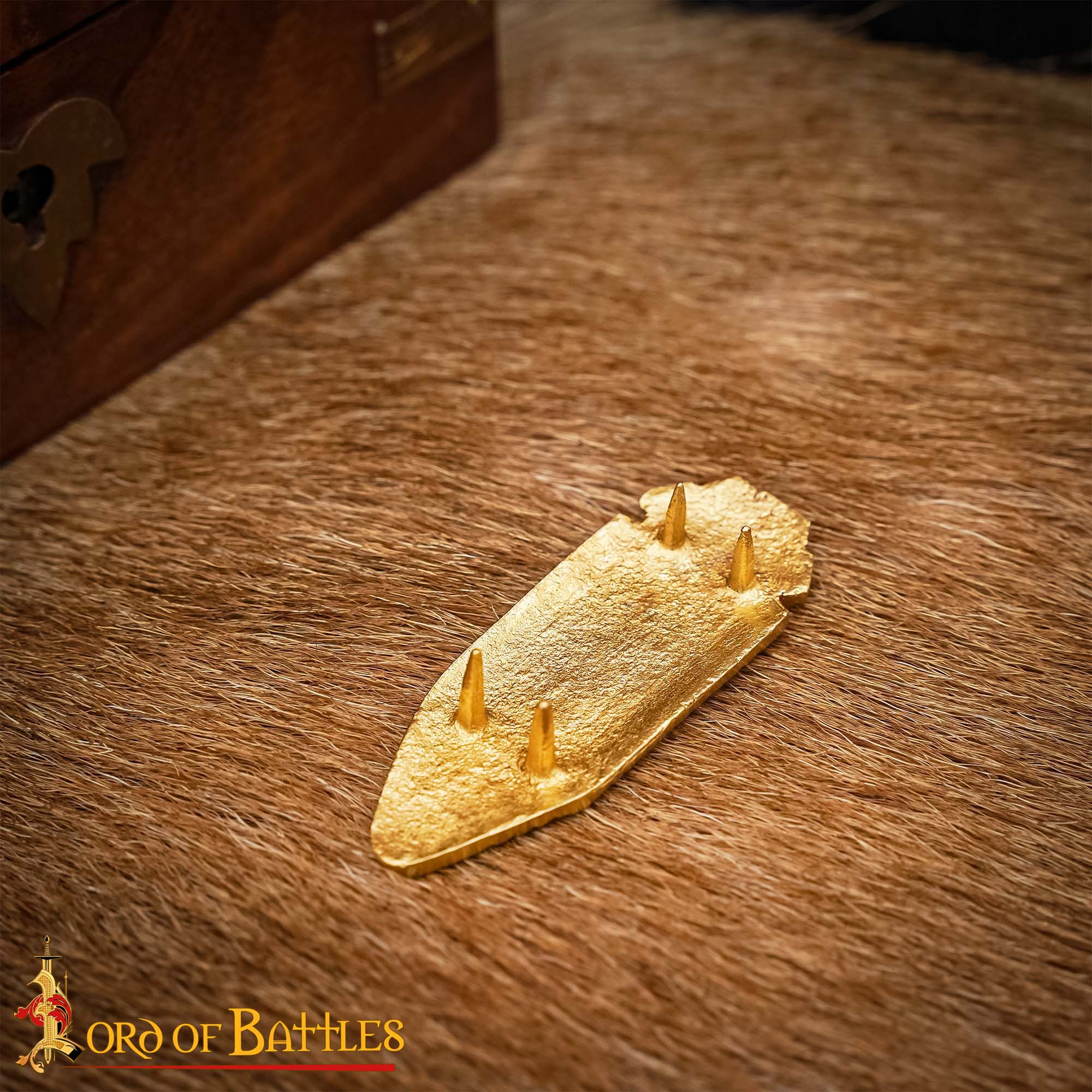 9th Century Viking Brass Belt End-26049 6