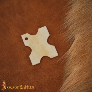 Viking Thread Winder / Weaving Tablet – Handcrafted Genuine Bone Inspired by Birka Finds