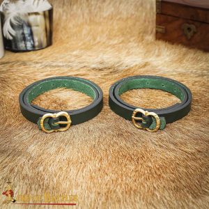 Medieval Renaissance Genuine Leather Leg Garters