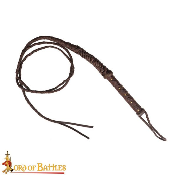 Handcrafted Genuine Leather Whip - Image 2
