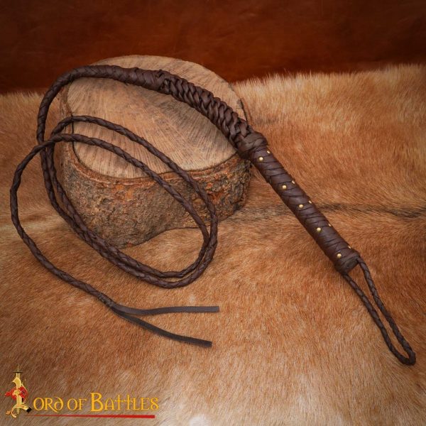 Handcrafted Genuine Leather Whip - Image 5