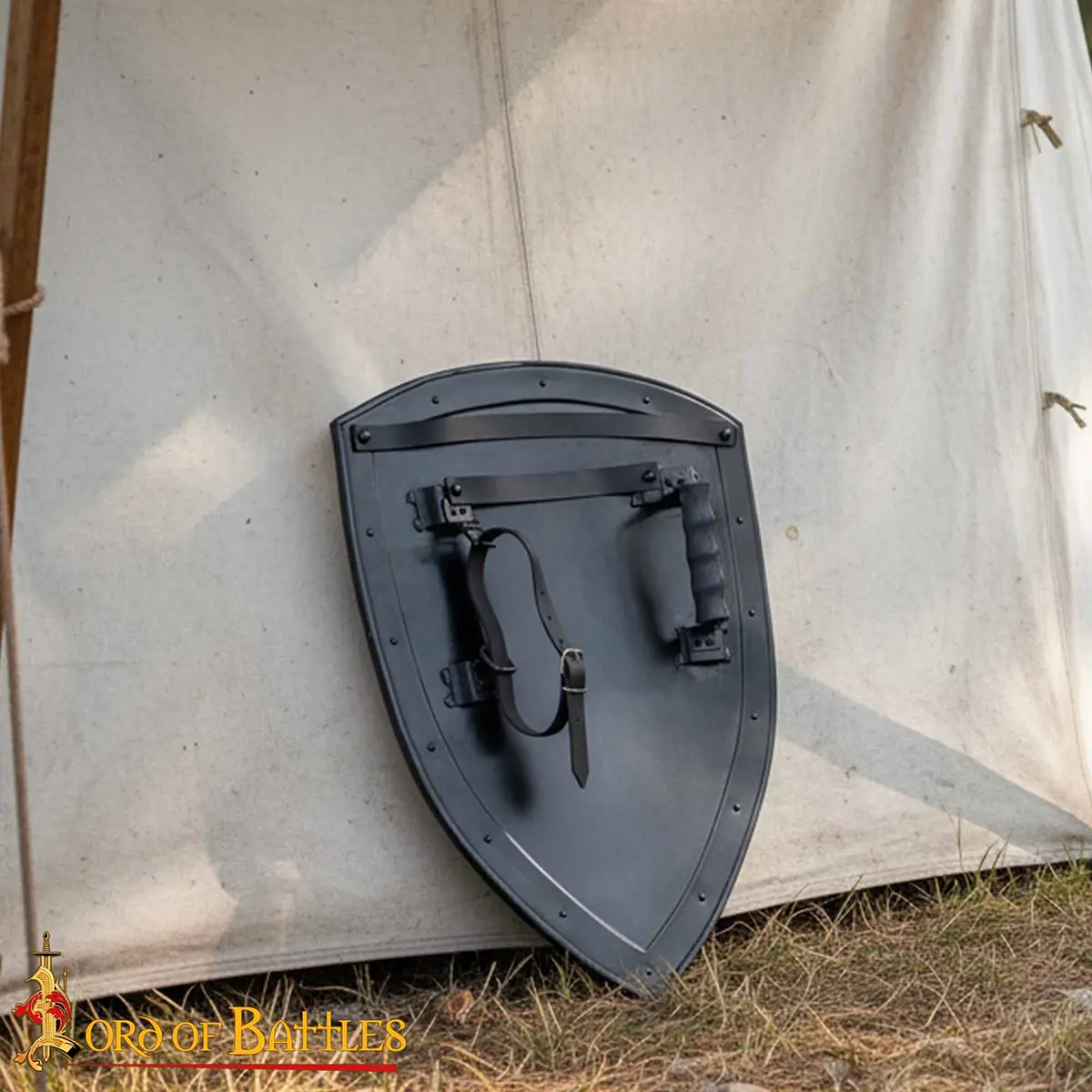 Knight Templar Shields - 18 Gauge Steel Heater Shield Knight Templar Shields - 18 Gauge Steel Heater Shield - Image 5