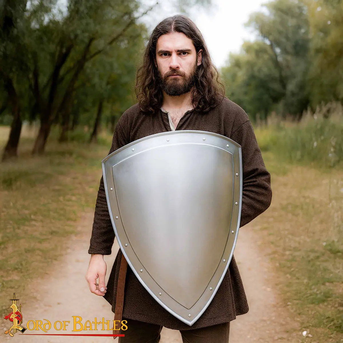 Knight Templar Shields - 18 Gauge Steel Heater Shield Knight Templar Shields - 18 Gauge Steel Heater Shield - Image 6