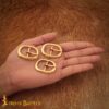 18th Century Medieval Antique Brass Buckles 26294 3Pcs 1