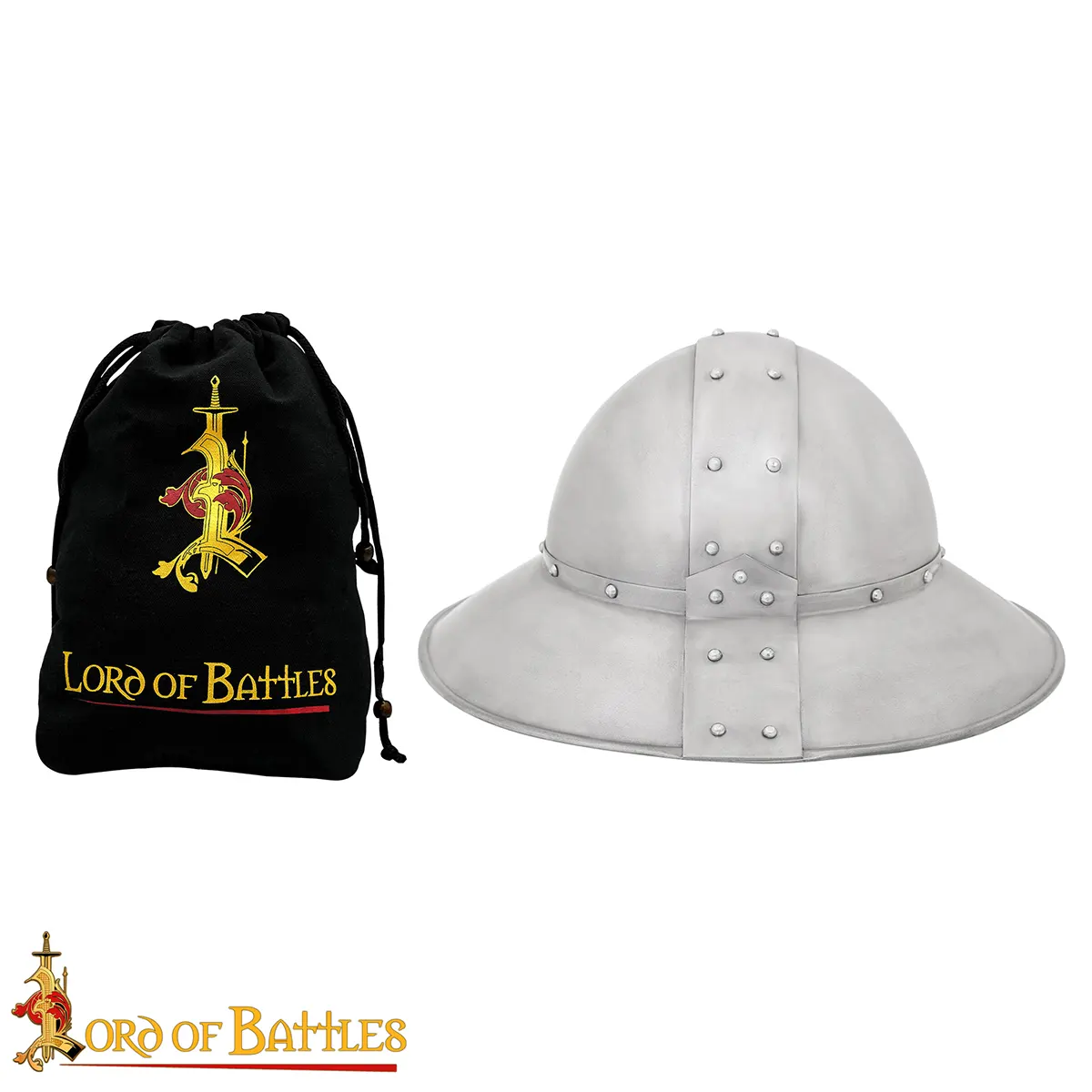 15th Century Kettle Helmet with Leather Liner & Chin Strap 15th Century Kettle Helmet with Leather Liner & Chin Strap - Image 5