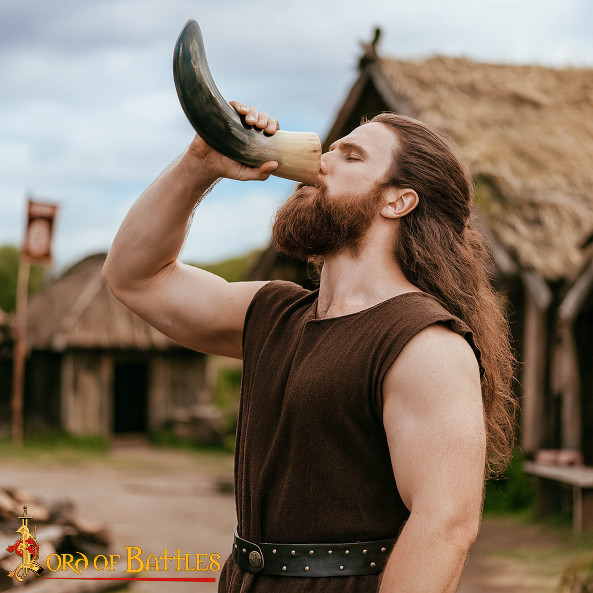 Norse Viking Drinking Horn for Mead, Ale-26370 4