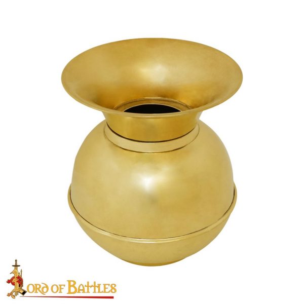 Solid Brass Vintage Spittoon - Image 2