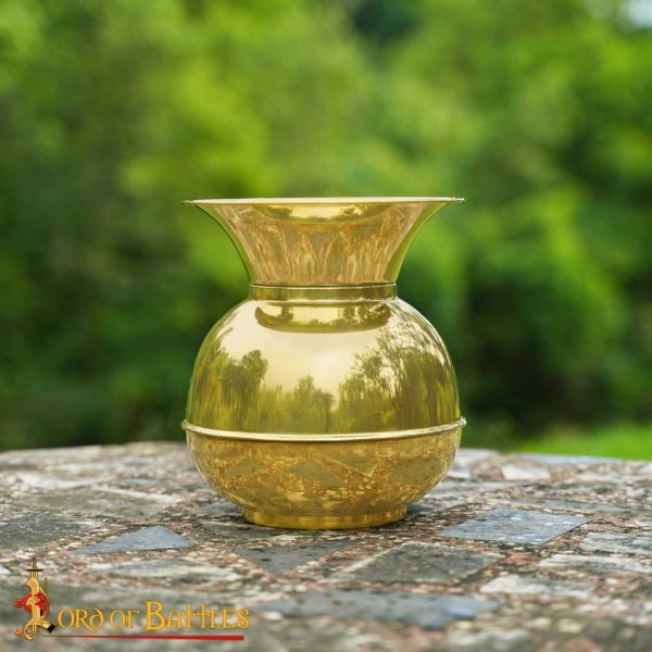 Solid Brass Vintage Spittoon - Image 6