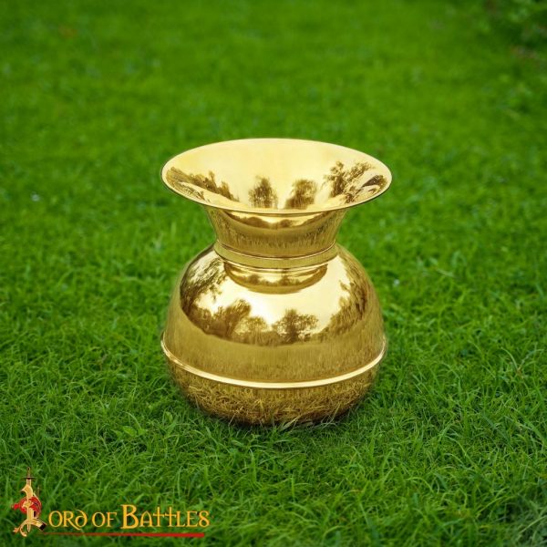 Solid Brass Vintage Spittoon - Image 7