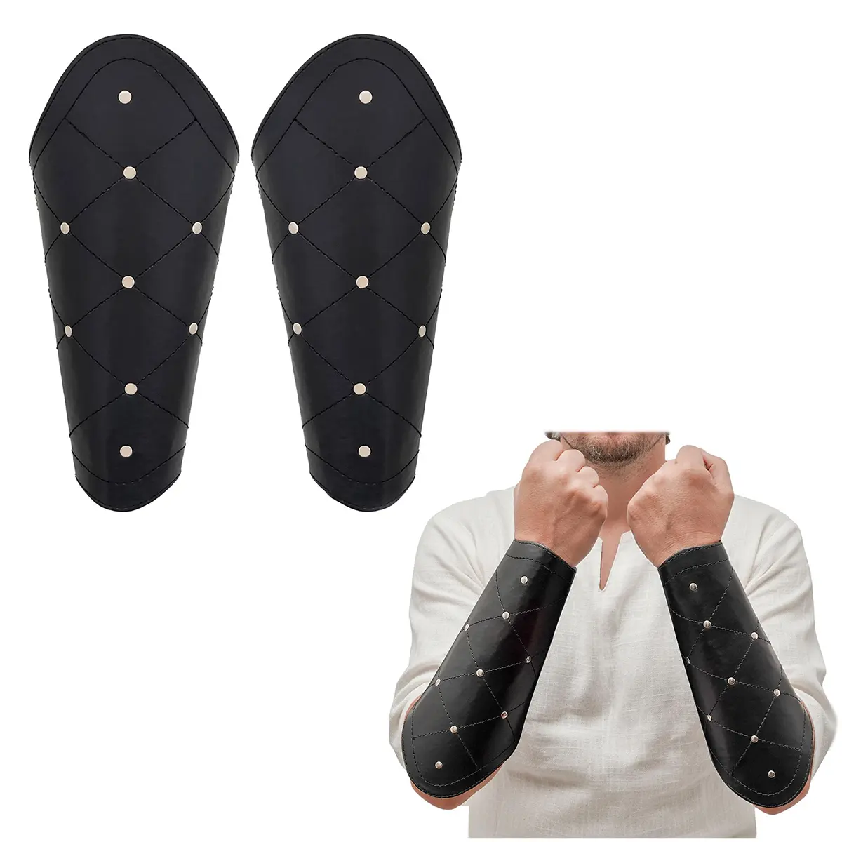 Medieval Fantasy Warrior Bracers Medieval Fantasy Warrior Bracers - Image 3