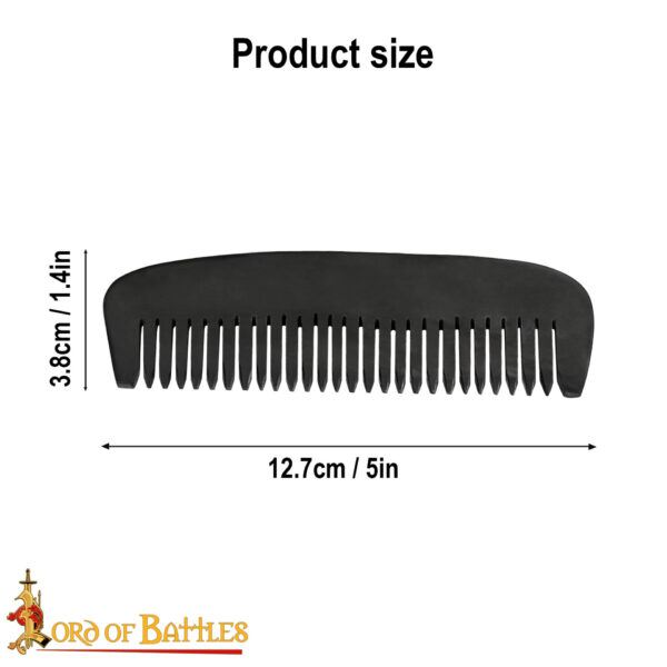 Medieval Handcrafted Genuine Horn Comb - Image 3
