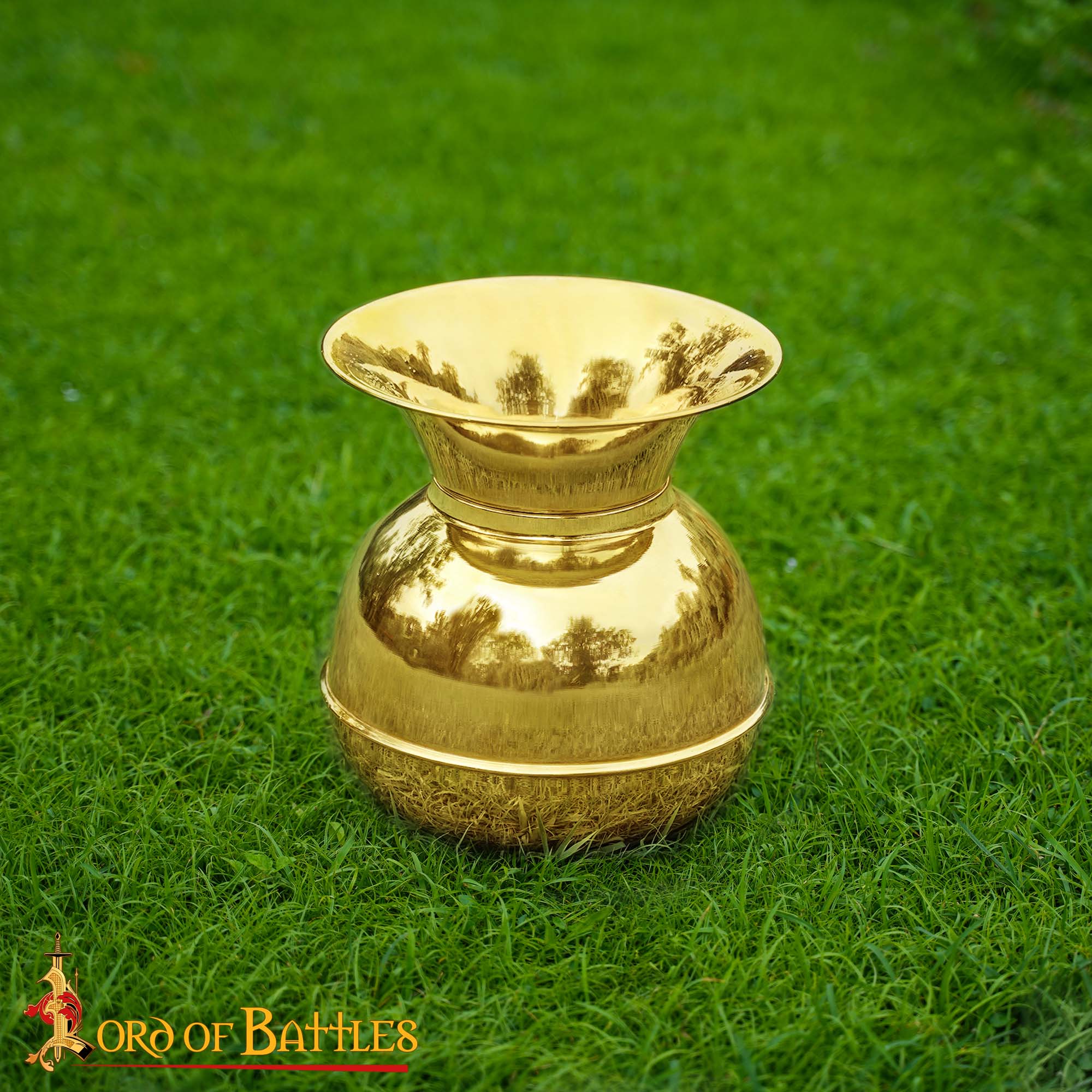 Brass Spittoon – Traditional Cuspidor Vessel-60688 1