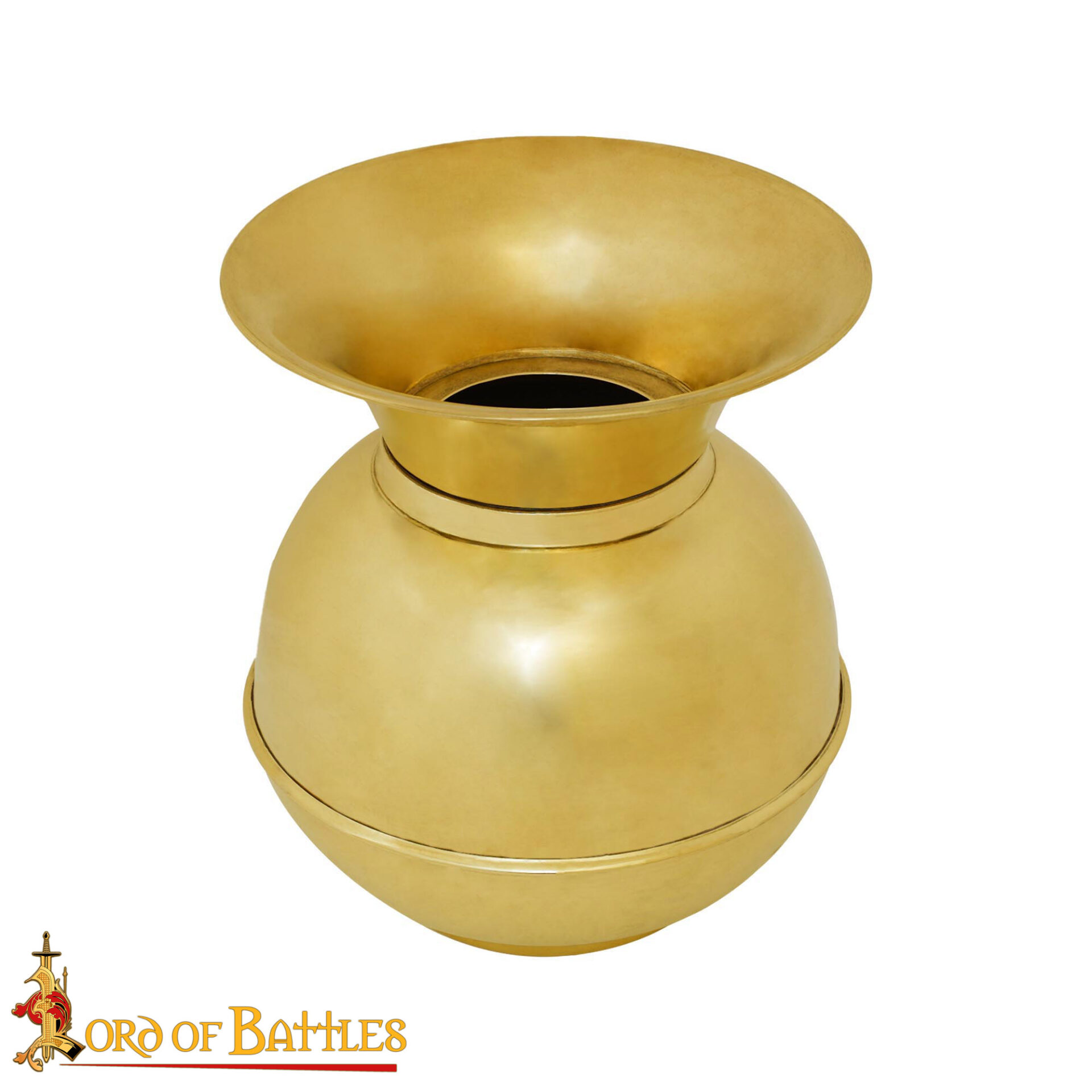 Brass Spittoon – Traditional Cuspidor Vessel-60688 3