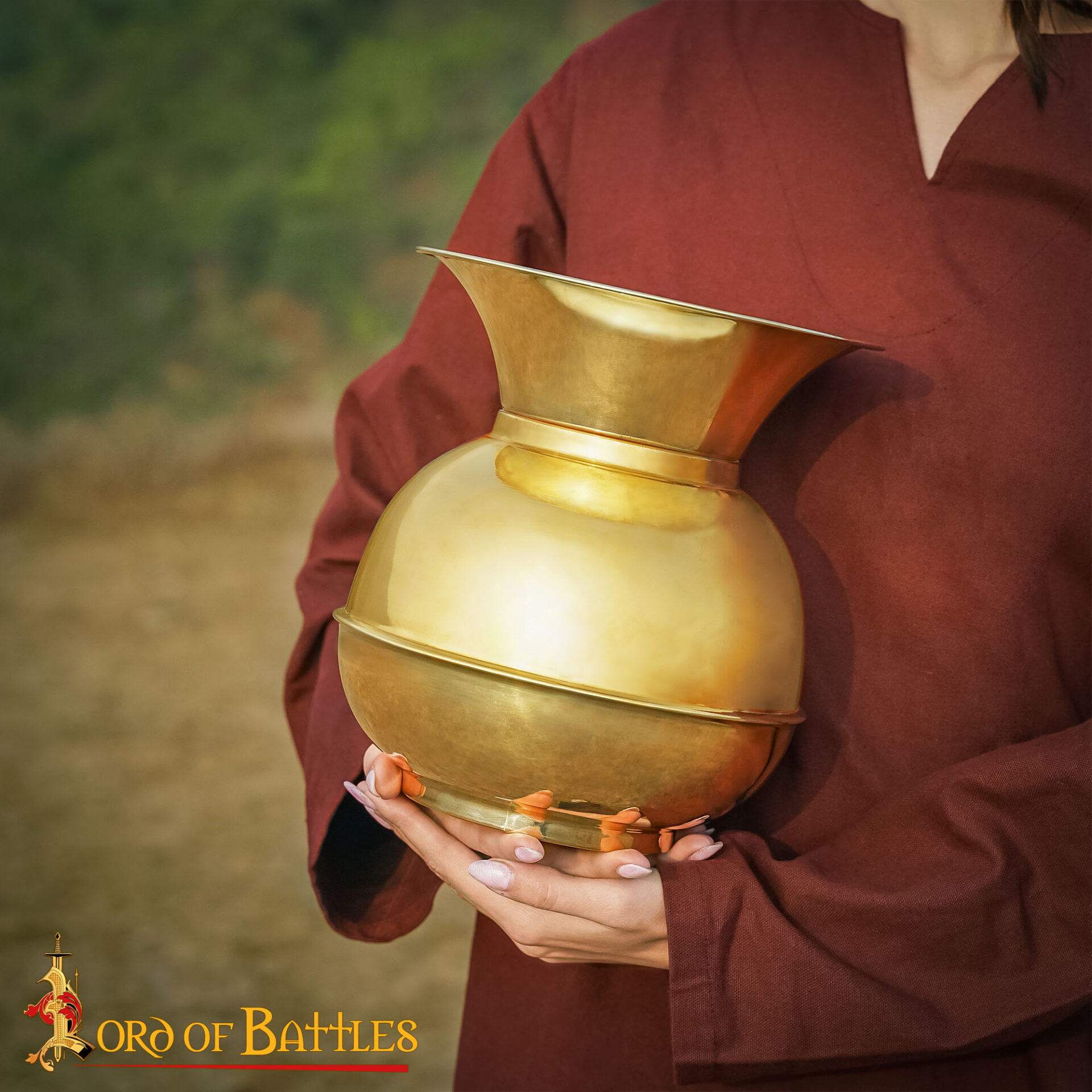 Brass Spittoon – Traditional Cuspidor Vessel-60688 4