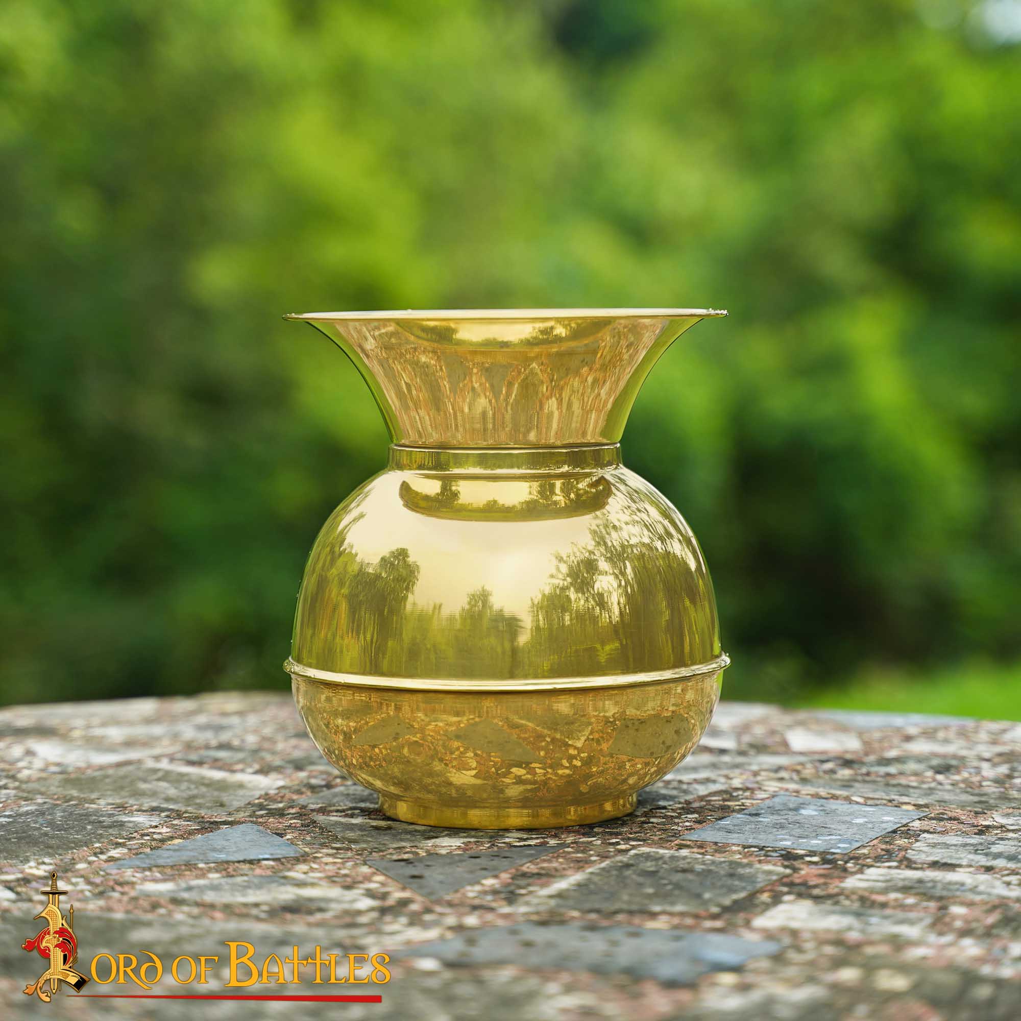 Brass Spittoon – Traditional Cuspidor Vessel-60688 5