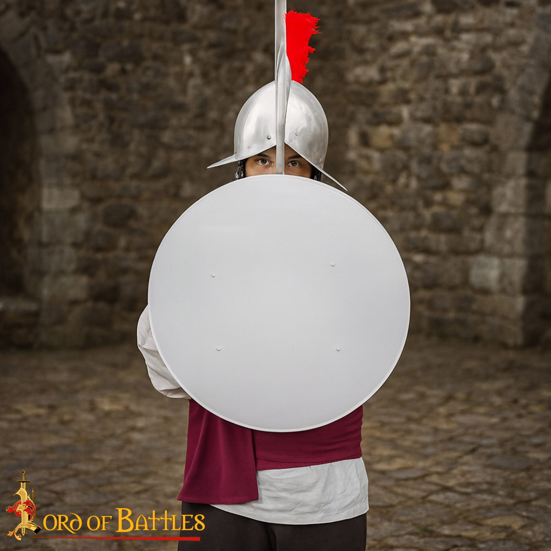 Hand Forged Medieval Round Shield-60914