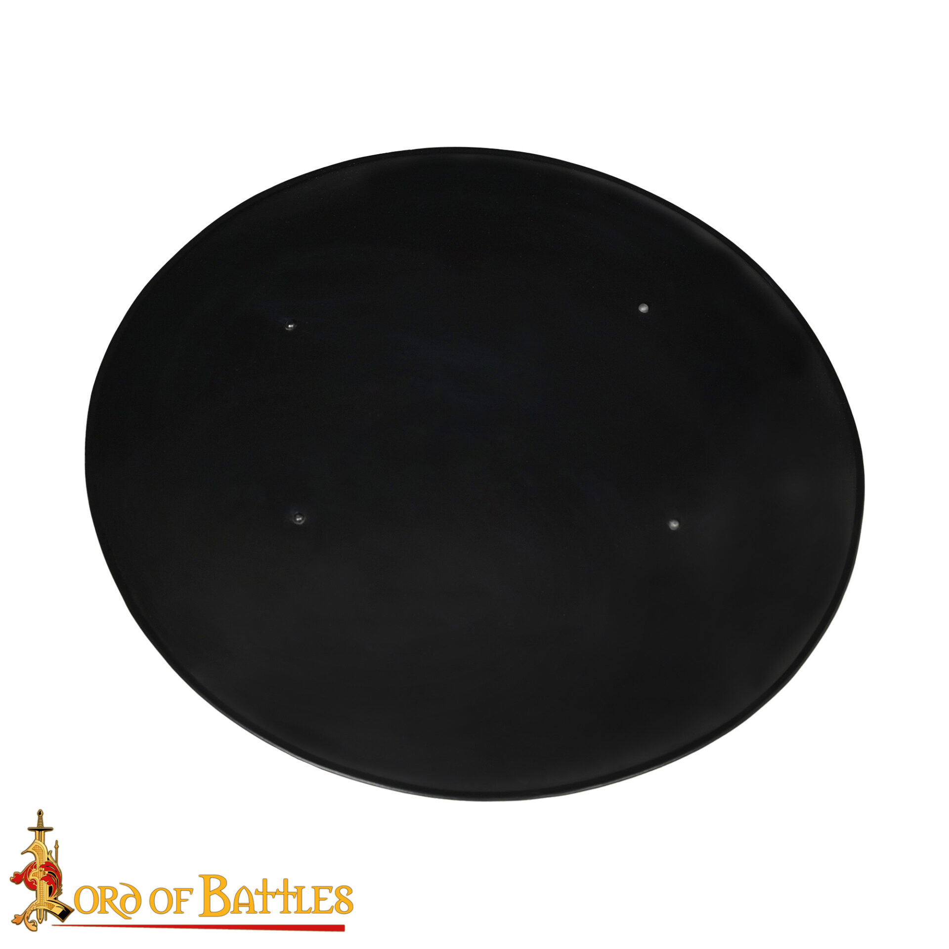 Hand Forged Medieval Round Shield-60914BK 2