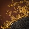 Loose Brass Flat Rings with Rivets 9mm 18 Gauge For Medieval Riveted Chainmail-8510 5