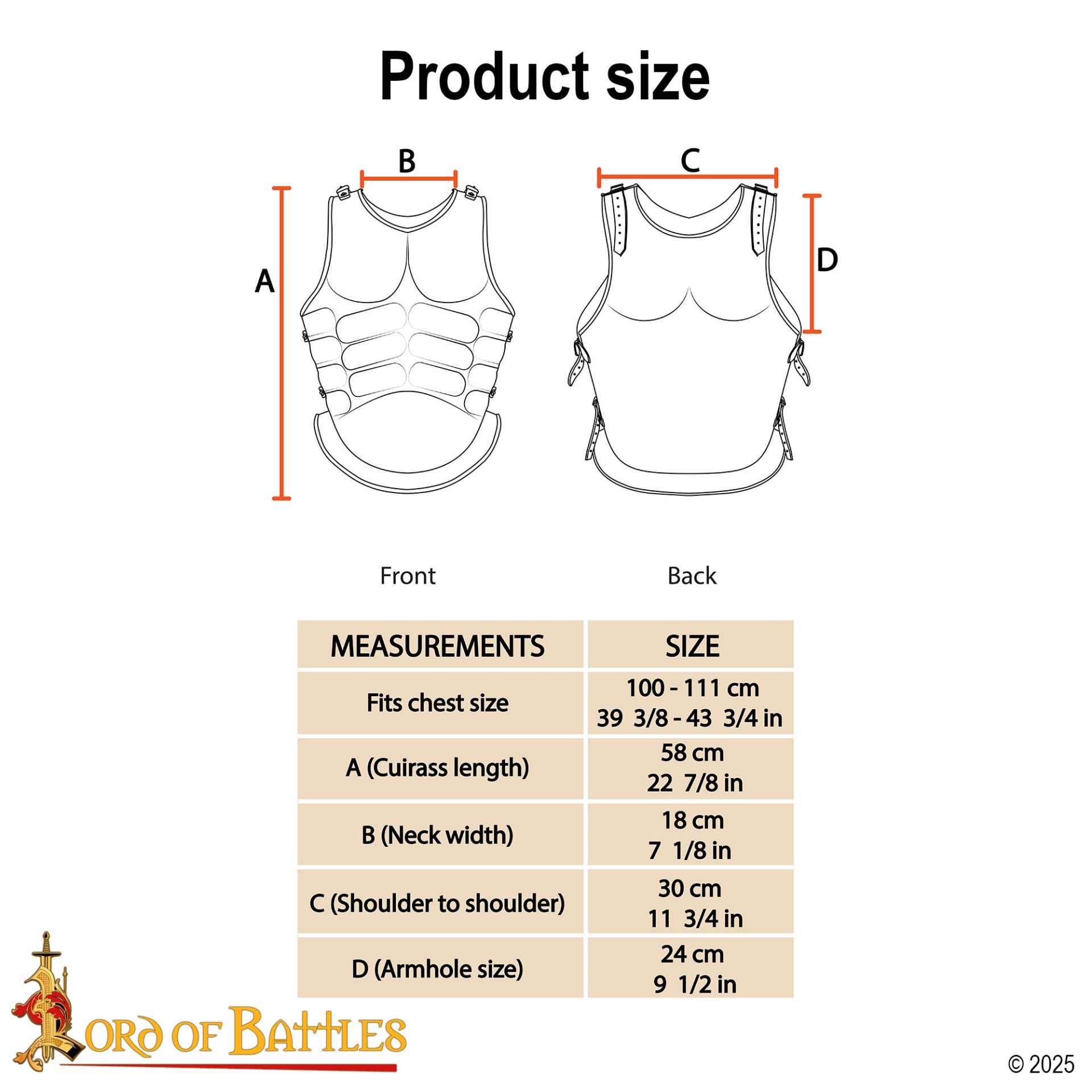 Roman Muscle Cuirass Blackened Steel -9125BK 2