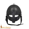 Vendel Inspired Steel Helmet Blackened with Padded Liner-25791 3