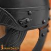 Vendel Inspired Steel Helmet Blackened with Padded Liner-25791 7