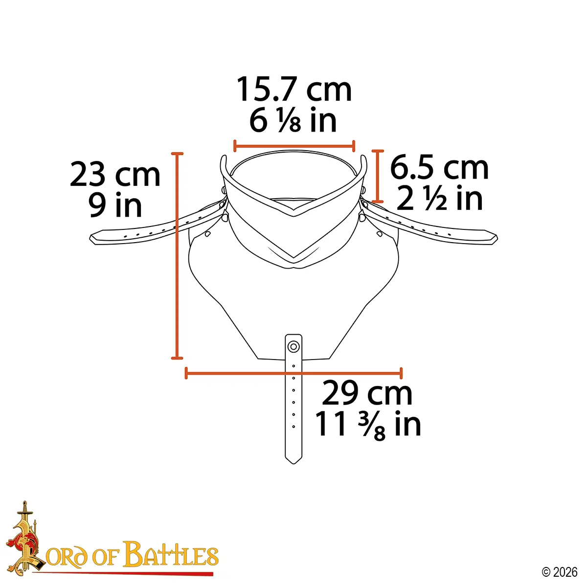 Late Medieval Steel Gorget with Movable Bevor – Polished Neck Armor - Image 3