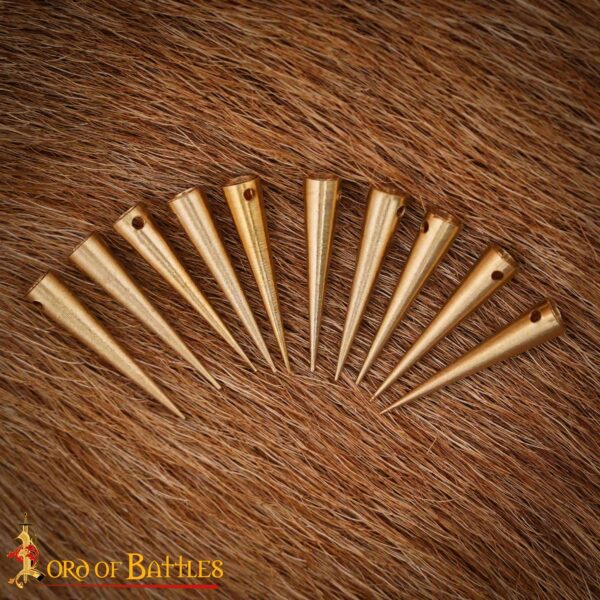 Solid Brass Aiglets Set of 10 - Image 2