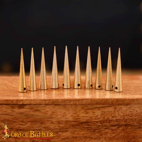 Solid Brass Aiglets Set of 10