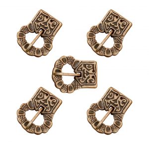 Gothic Belt Buckle Antiqued Brass