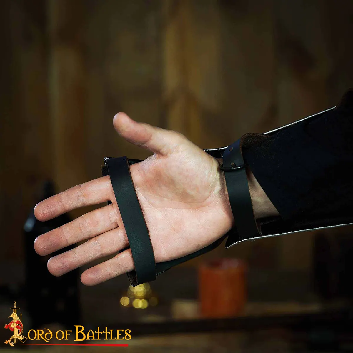 Medieval fantasy Bracers with Elbow and Hand Protection Medieval fantasy Bracers with Elbow and Hand Protection - Image 8
