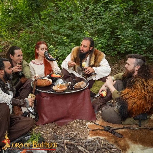 Medieval Viking Drinking Horns Set of 5 Pieces Genuine Ox Horn - Image 9