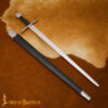 13th Century Medieval Arming Sword with Scabbard High Carbon Steel 60570 1