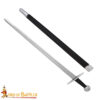 13th Century Medieval Arming Sword with Scabbard High Carbon Steel 60570 3
