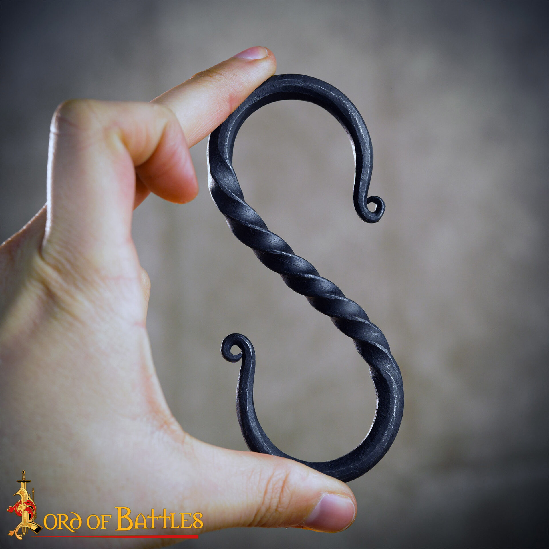 18th Century Hand-Forged Wrought Iron S-Hook-8514 1