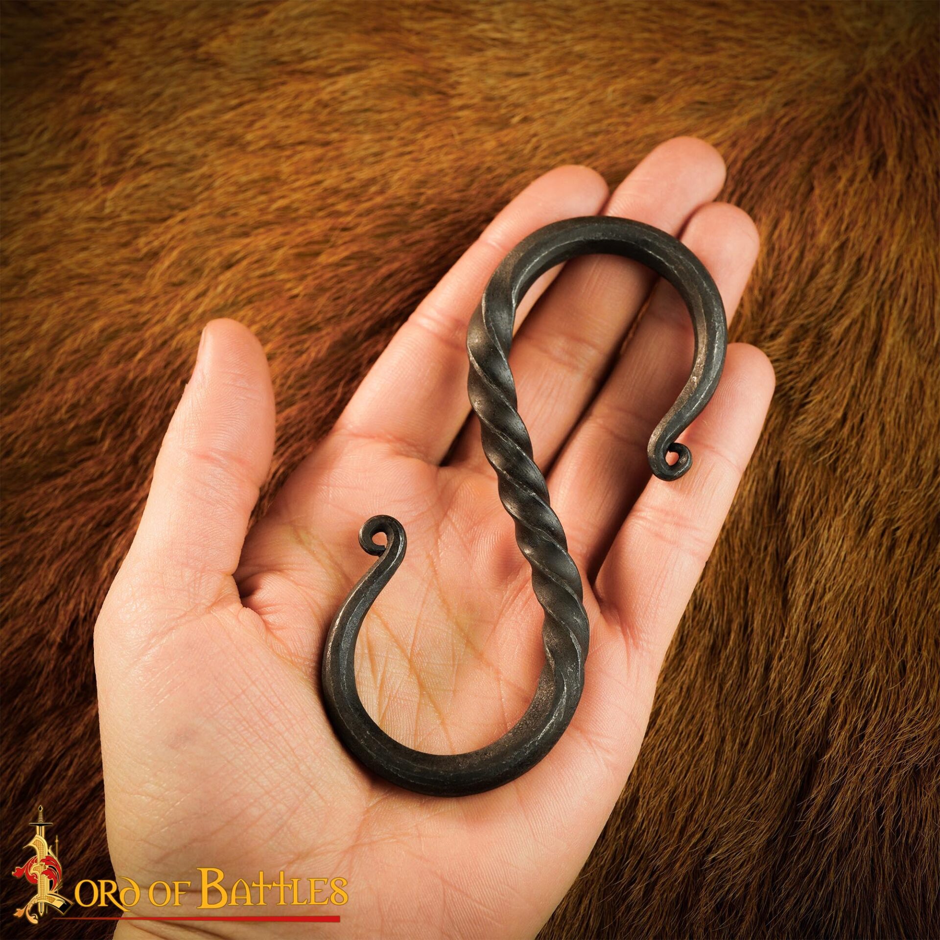 18th Century Hand-Forged Wrought Iron S-Hook-8514