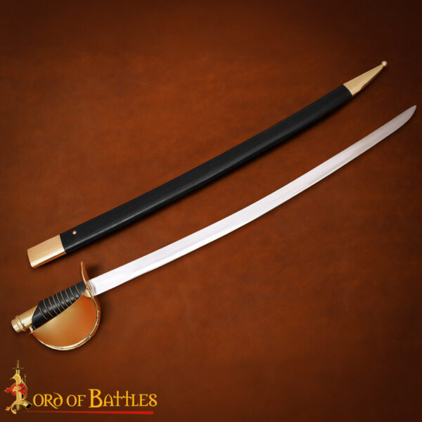 Naval Cutlass Sword with Scabbard Decorative