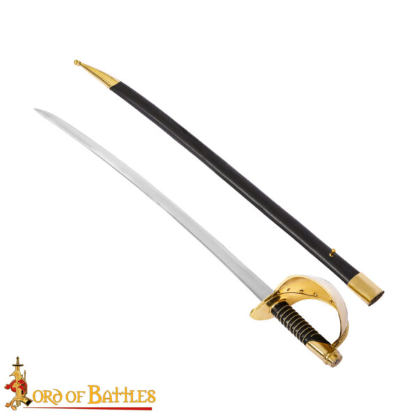 Naval Cutlass Sword with Scabbard Decorative - Image 4