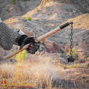 Late Medieval Spiked Ball Flail for Historical Reenactments