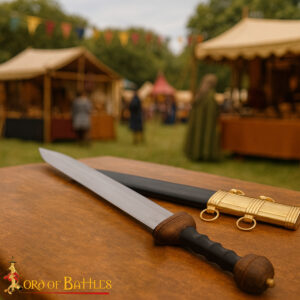 Great Roman Steel Sword with Scabbard Decorative