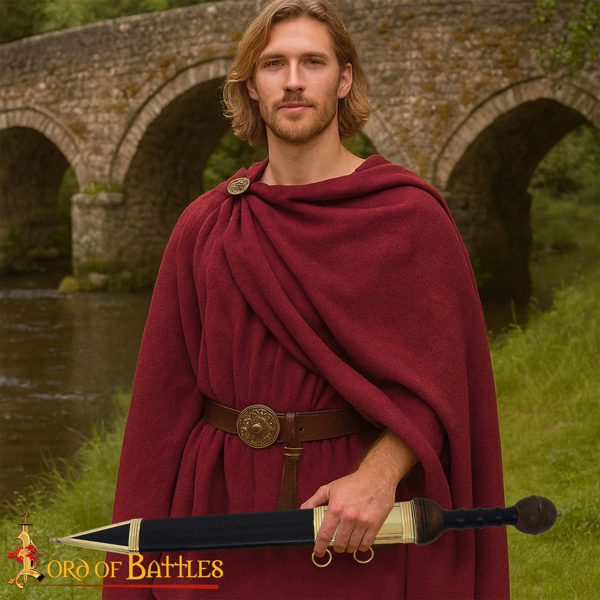 Roman Mainz Gladius with Scabbard – Legionary Leaf-Shaped Short Sword-5514 5